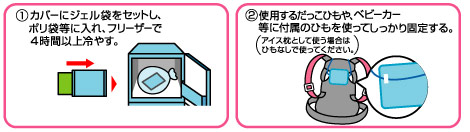 マイアイス　ベビーパッド使用方法